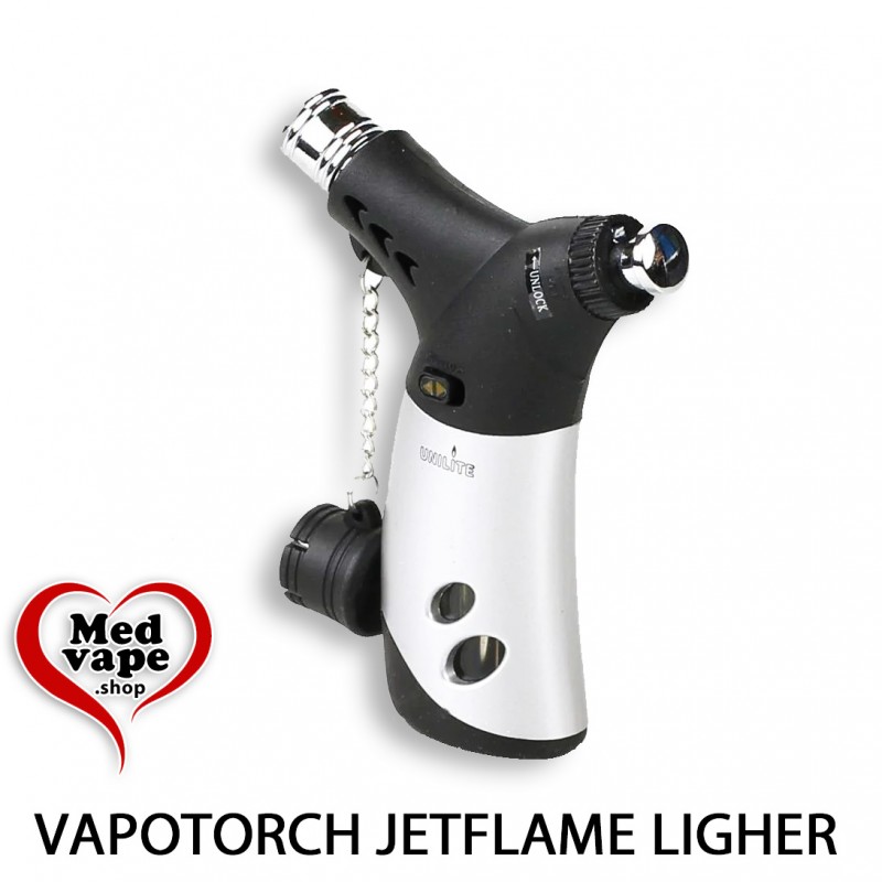 VAPOTORCH JETFLAME LIGHER - SILVER - Medvape