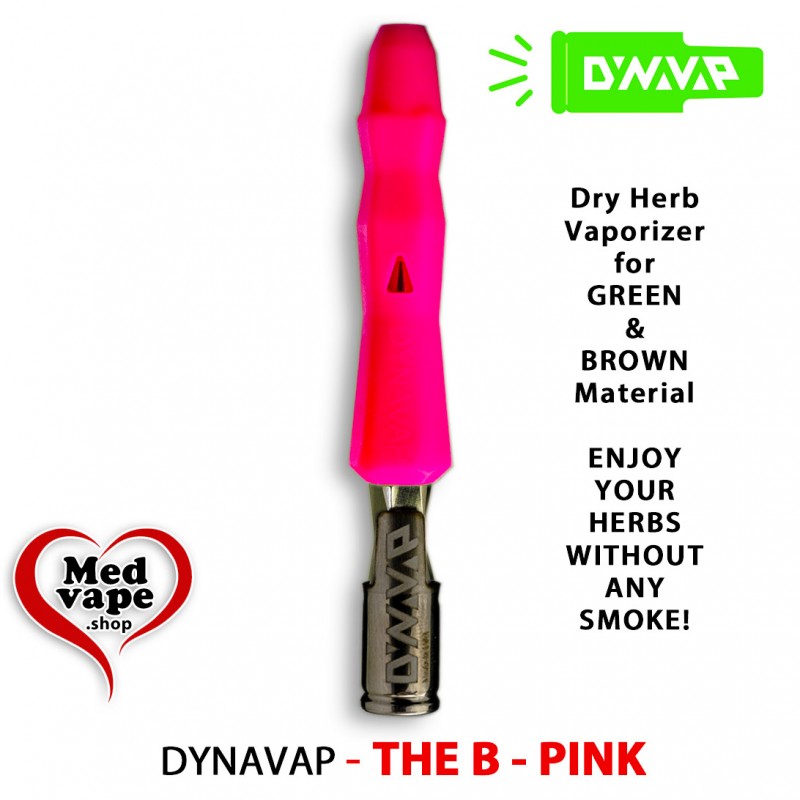 THE B - PINK SILICONE - DYNAVAP MEDVAPE DRY HERB VAPORIZER